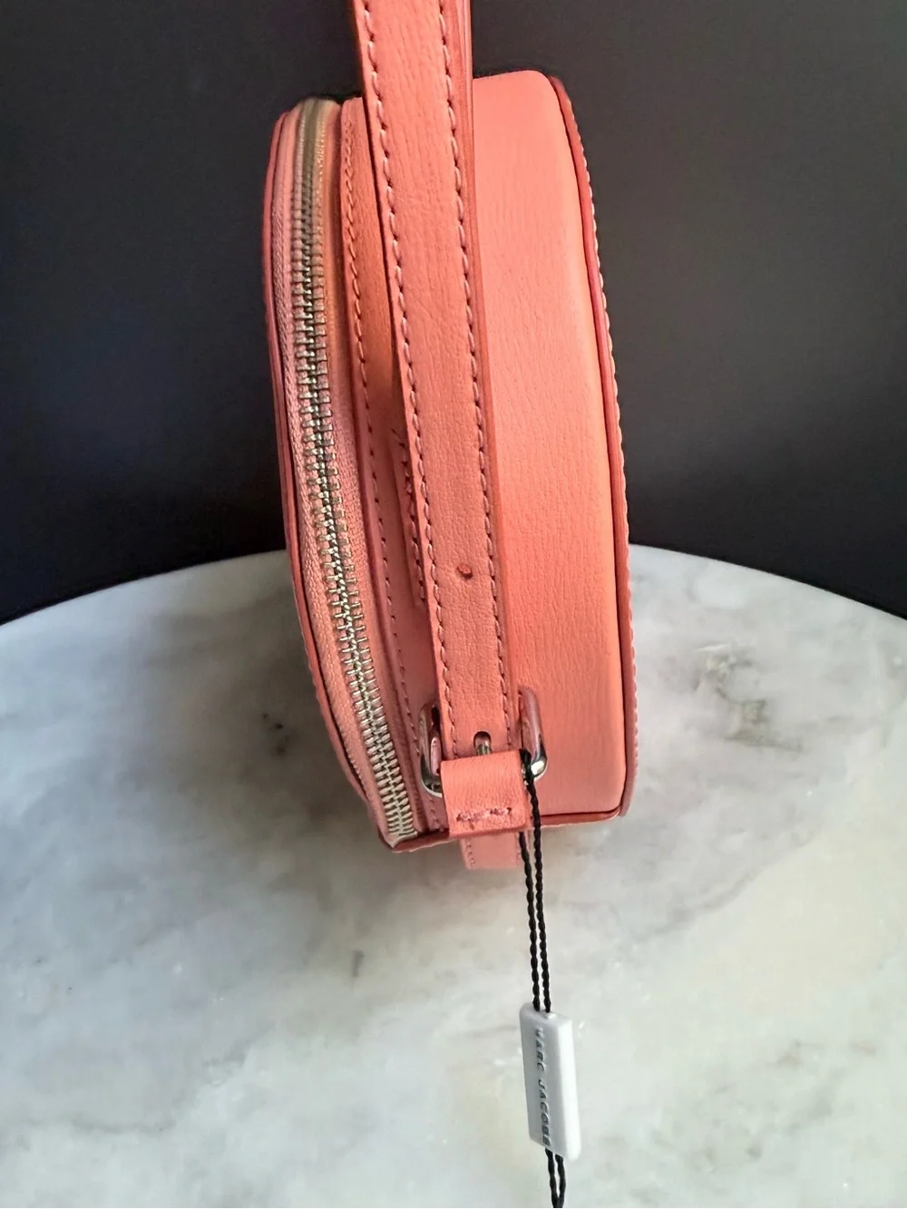 NWT Marc Jacobs The Commuter Circle Crossbody Bag - Coral/Melon
